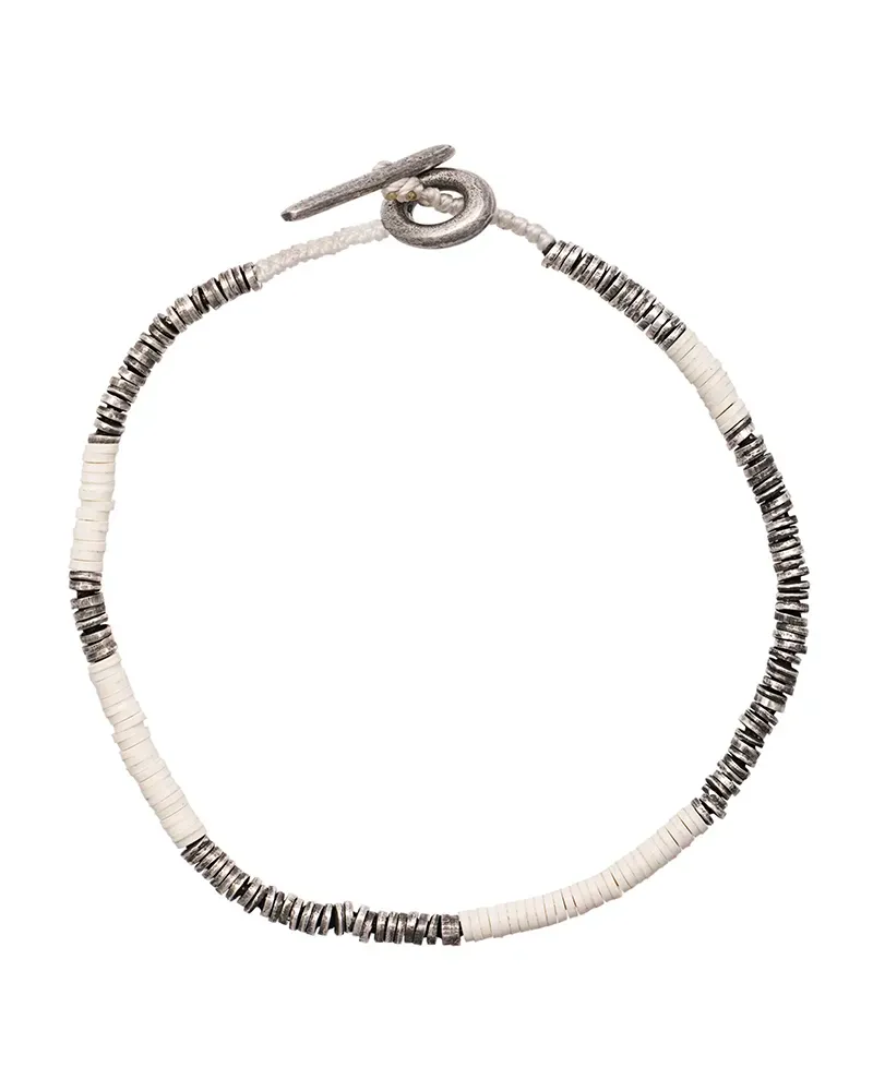 M. Cohen Armband mit Perlen - Weiß Weiß