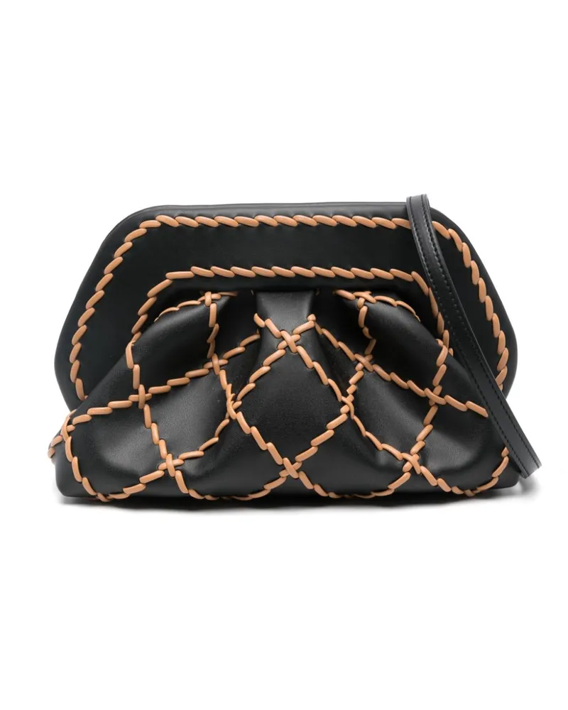 THEMOIRÈ Tia Clutch - Schwarz Schwarz