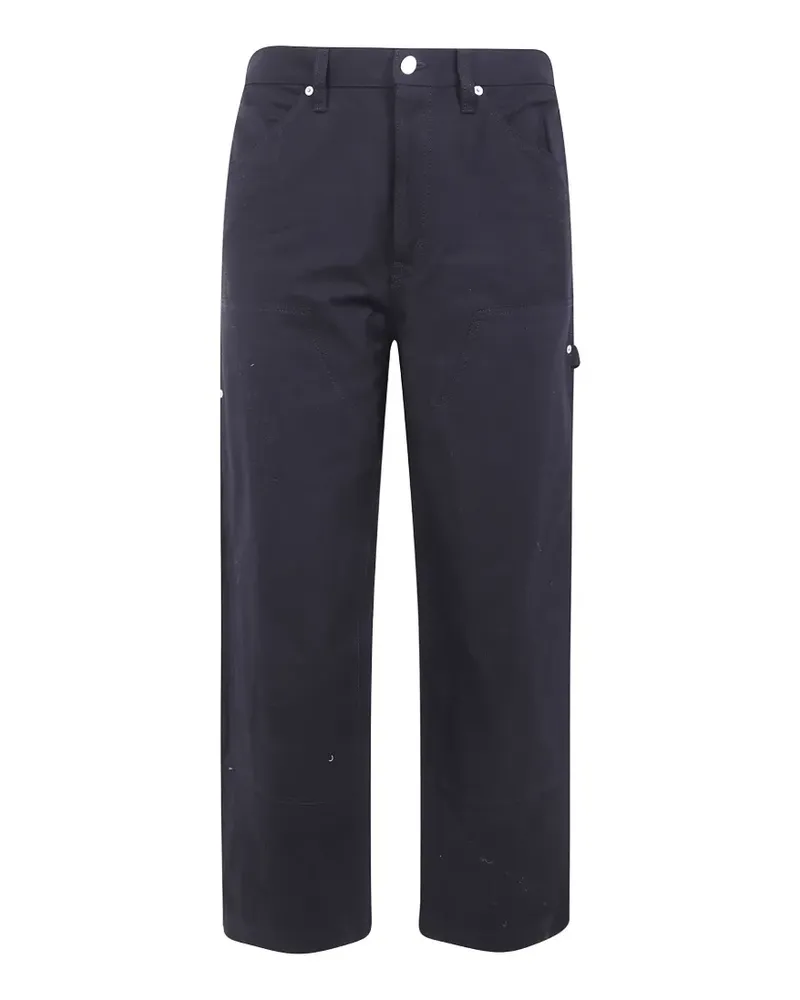 Comme des Garçons Hose mit weitem Bein - Schwarz Schwarz