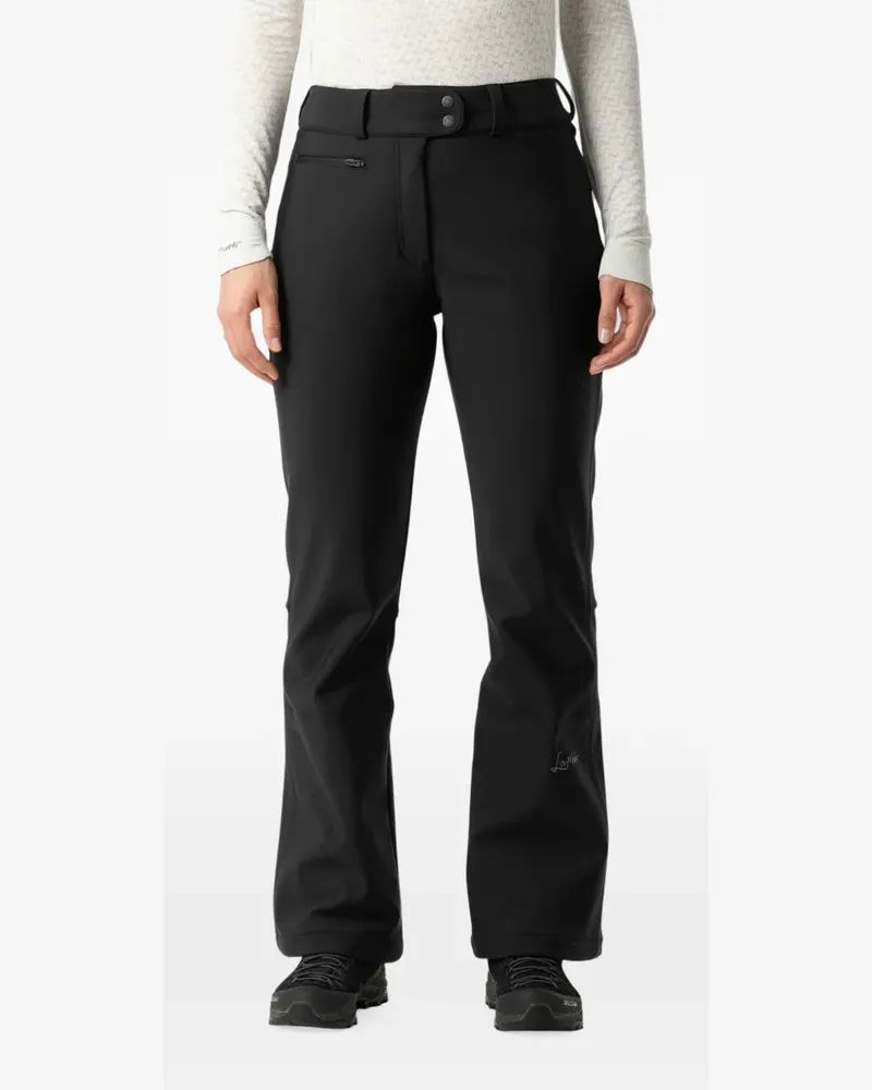 LaMunt Stefanie logo-embroidered trousers - Schwarz Schwarz