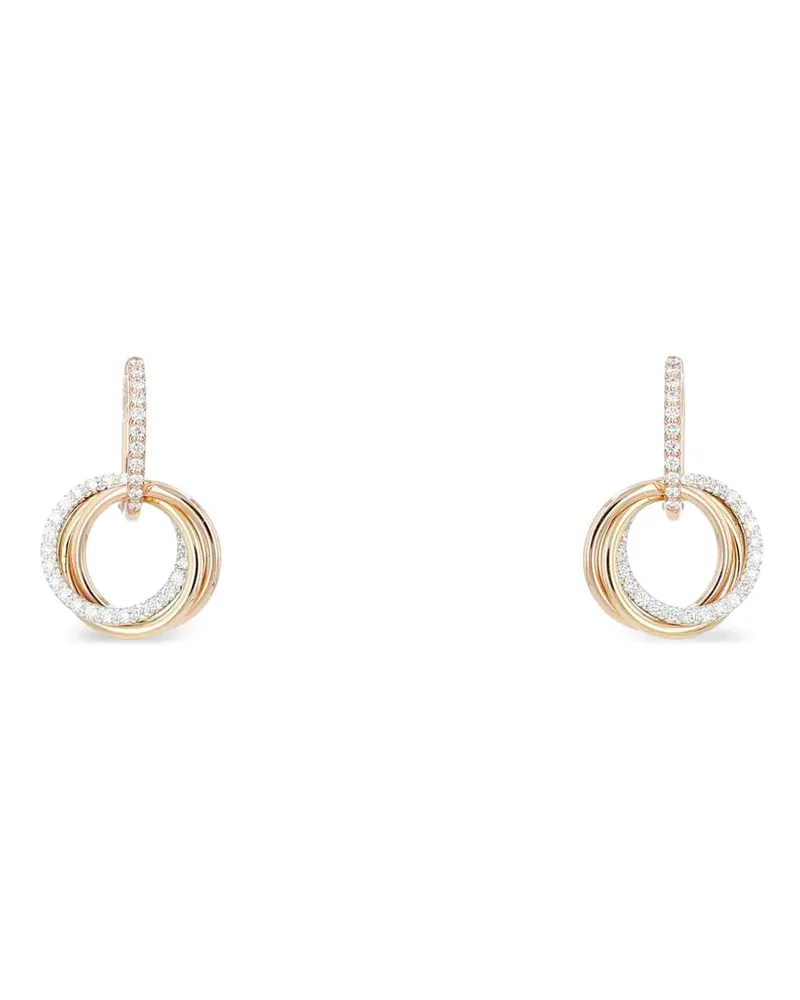Cartier Trinity Ohrringe mit Diamanten - Rosa Rosa