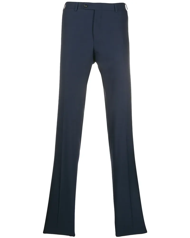 Canali Klassische Hose - Blau Blau