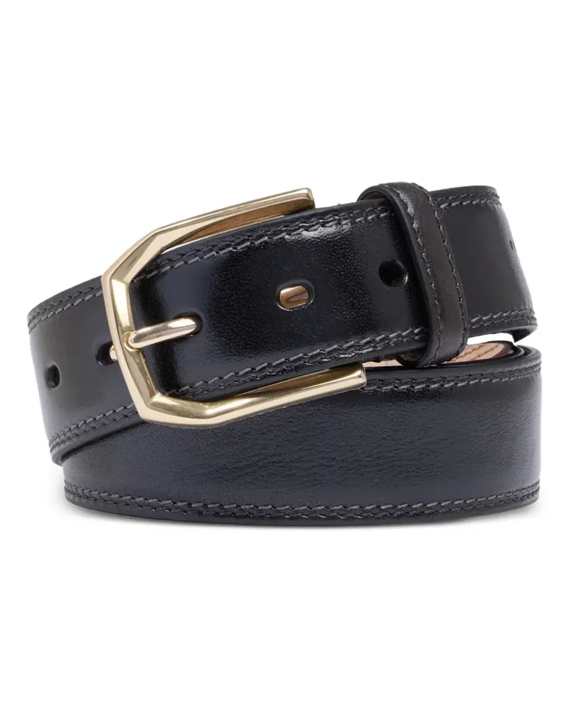 The Bridge leather belt - Schwarz Schwarz