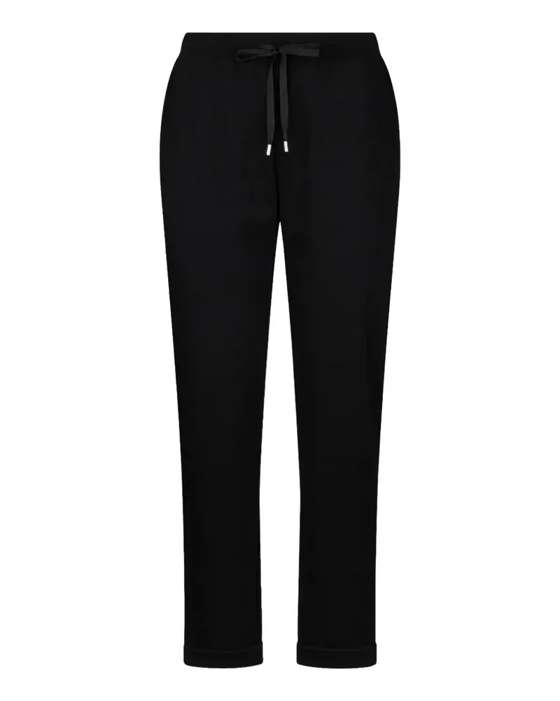 Liu Jo Fleece-Jogginghose mit Stretchbund - Schwarz Schwarz