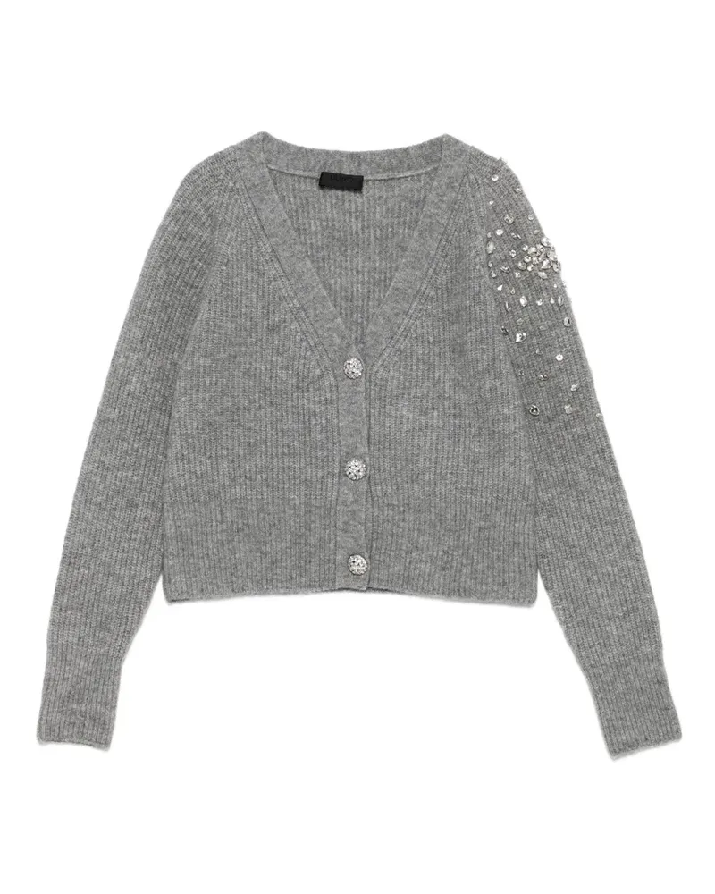 Liu Jo Cardigan mit verzierten Knöpfen - Grau Grau