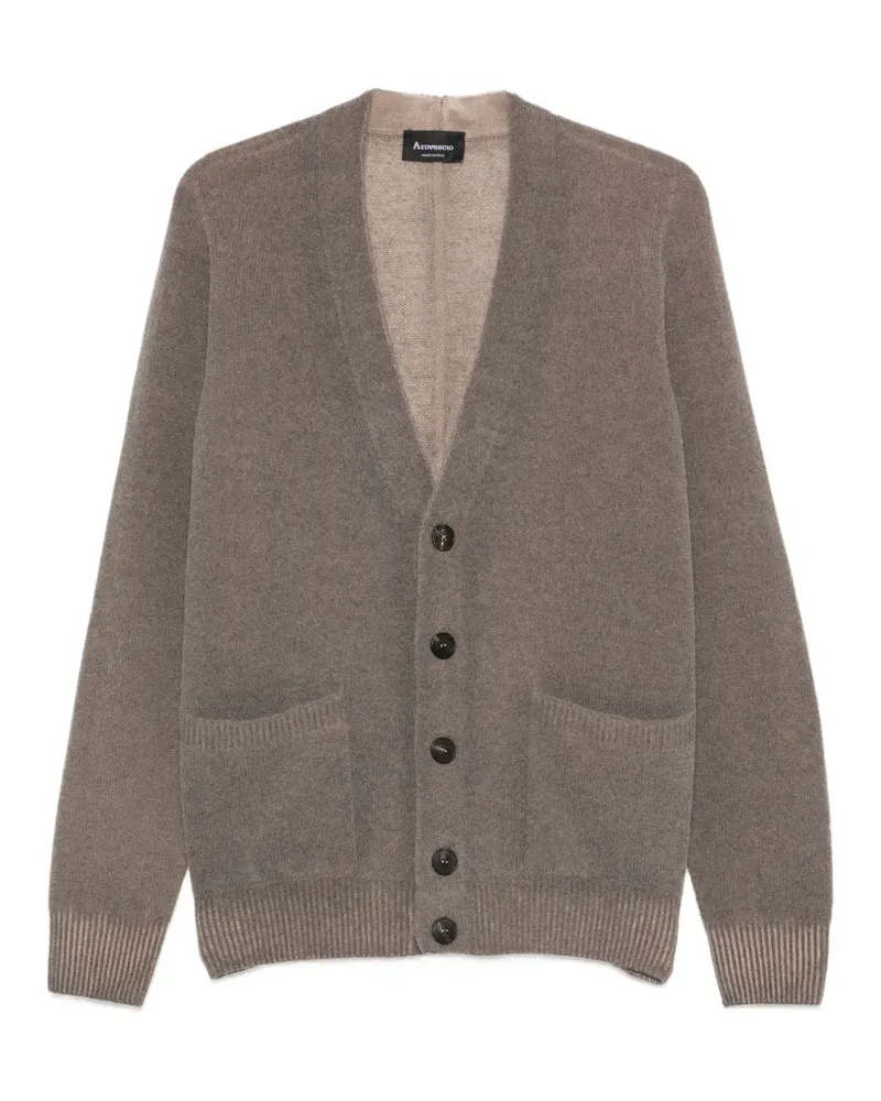 Arovescio Geknöpfter Cardigan - Braun Braun
