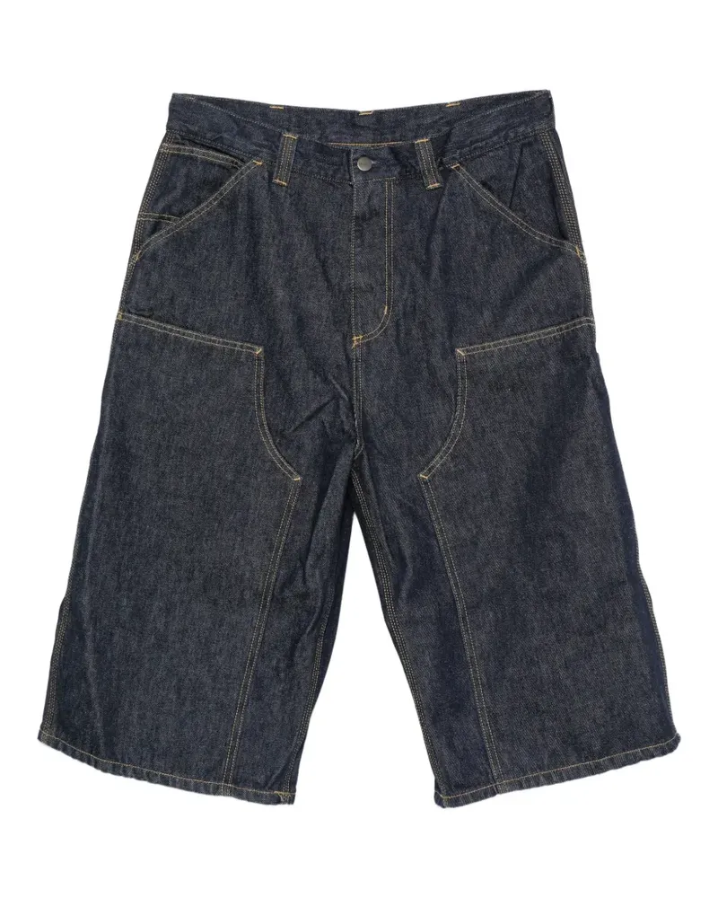 Carhartt WIP double-knee long denim shorts - Blau Blau