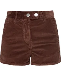 Pinko Serenata Cord-Shorts Braun