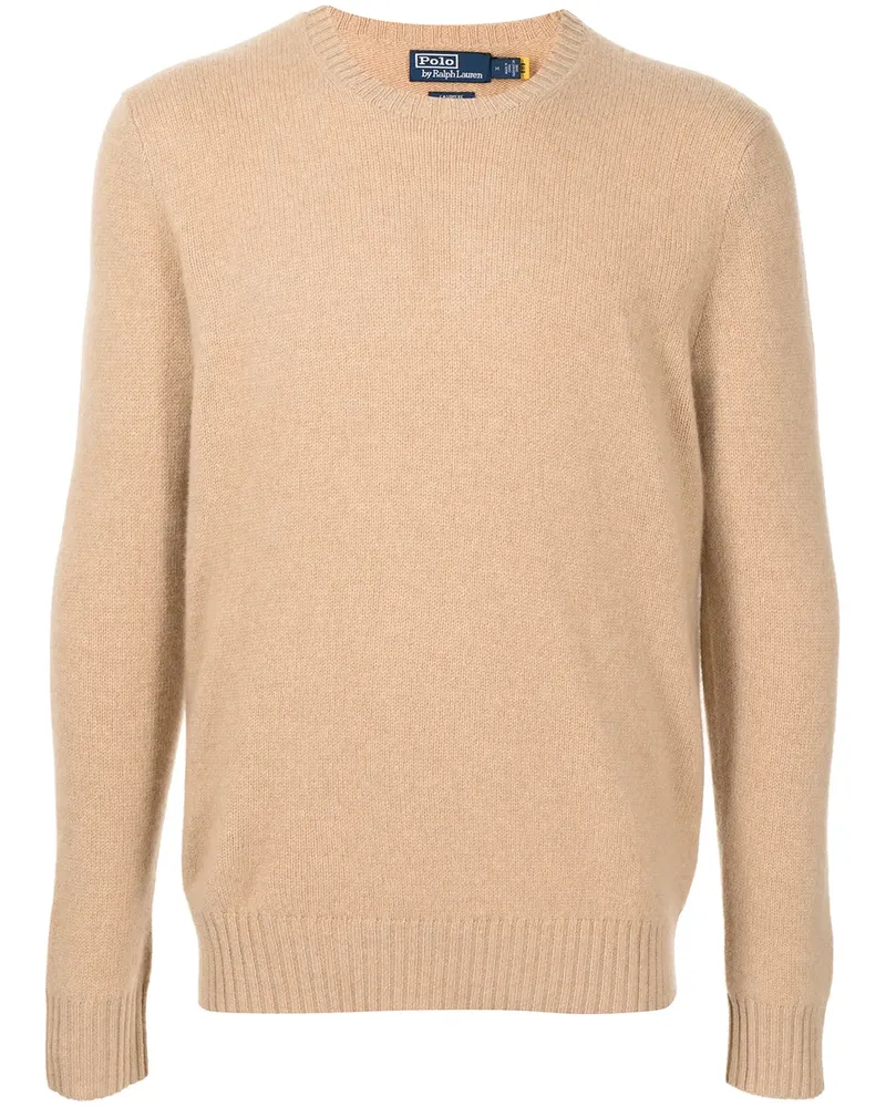 Ralph Lauren Kaschmirpullover mit Rundhalsausschnitt - Nude Nude