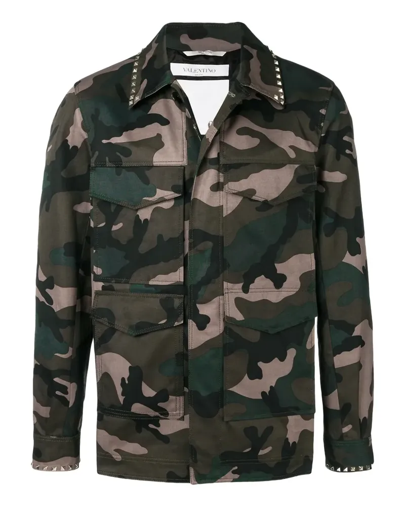Valentino Garavani Rockstud Untitled Jacke - Grün Grün