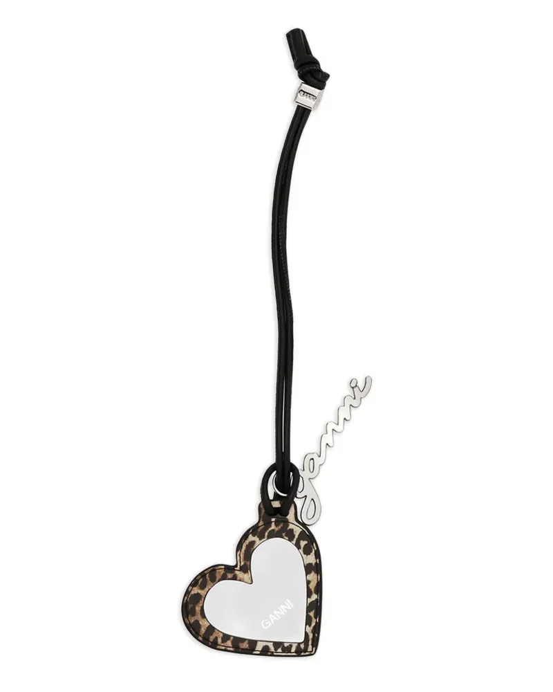 Ganni Bou Heart Spiegel - Braun Braun
