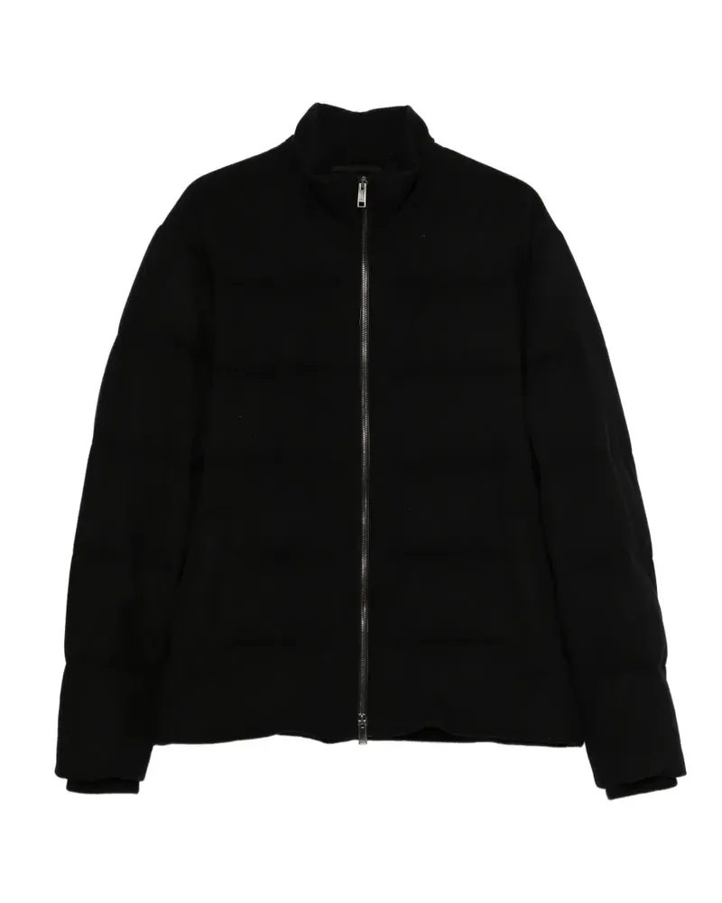 Ermenegildo Zegna Gesteppte Jacke mit Reißverschluss - Schwarz Schwarz