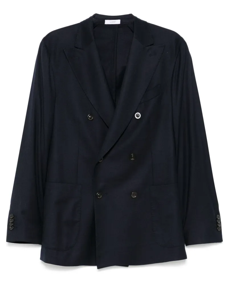 Boglioli Doppelreihiges Sakko - Blau Blau