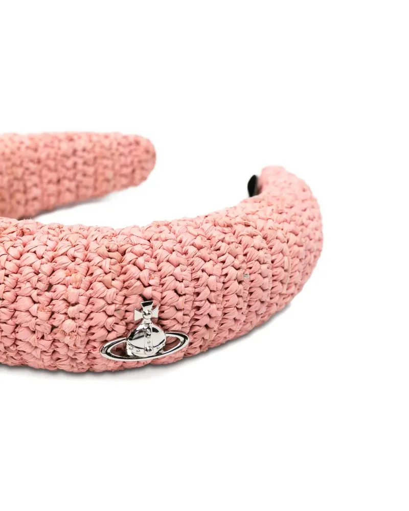 Vivienne Westwood raffia headband - Rosa Rosa