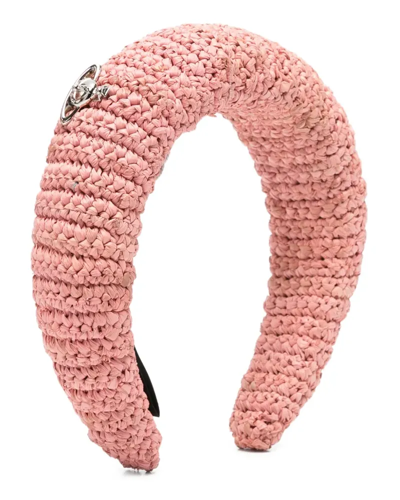 Vivienne Westwood raffia headband - Rosa Rosa