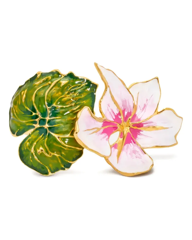 Oscar de la Renta Armband mit Blattmotiv - Gold Gold