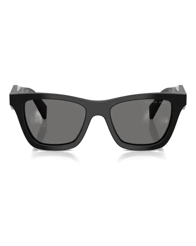 Prada geometric sunglasses - Schwarz Schwarz