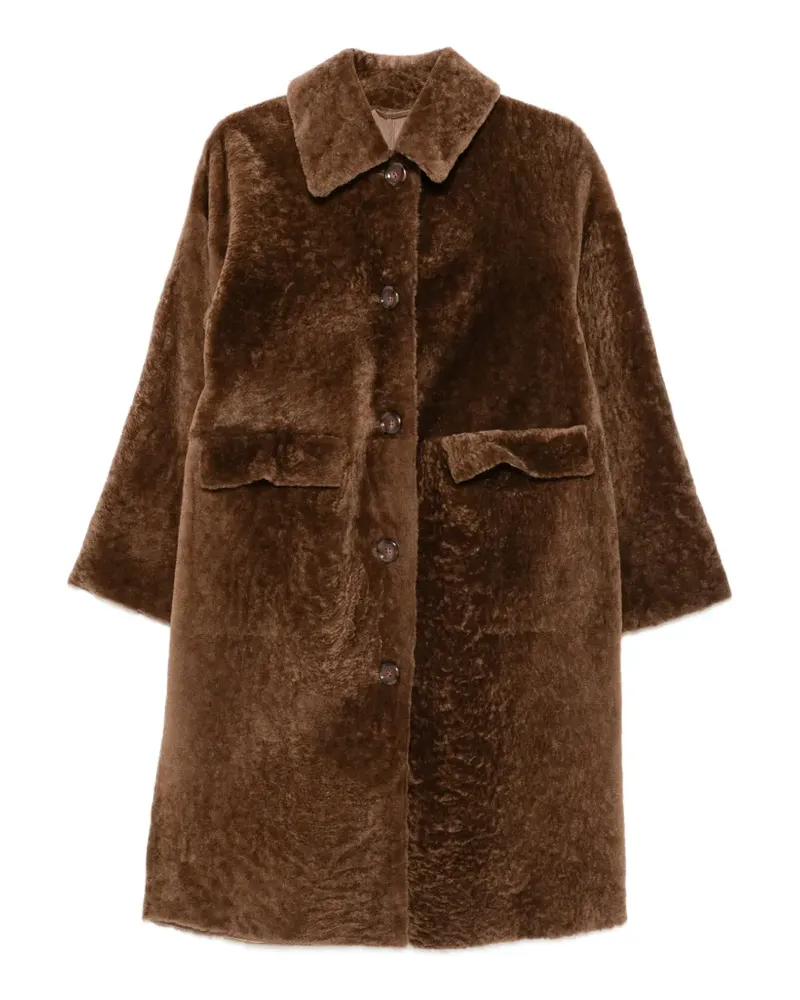 Manzoni 24 Shearling-Mantel - Braun Braun
