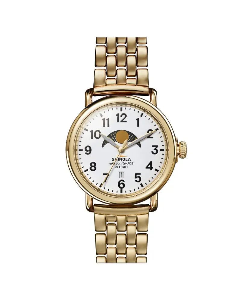 SHINOLA The Runwell 41mm - Weiß Weiß