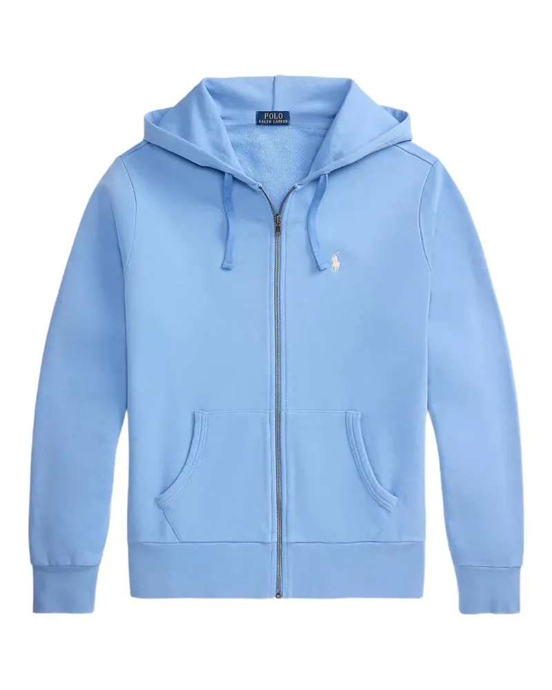 Ralph Lauren zip-up drawstring hoodie - Blau Blau