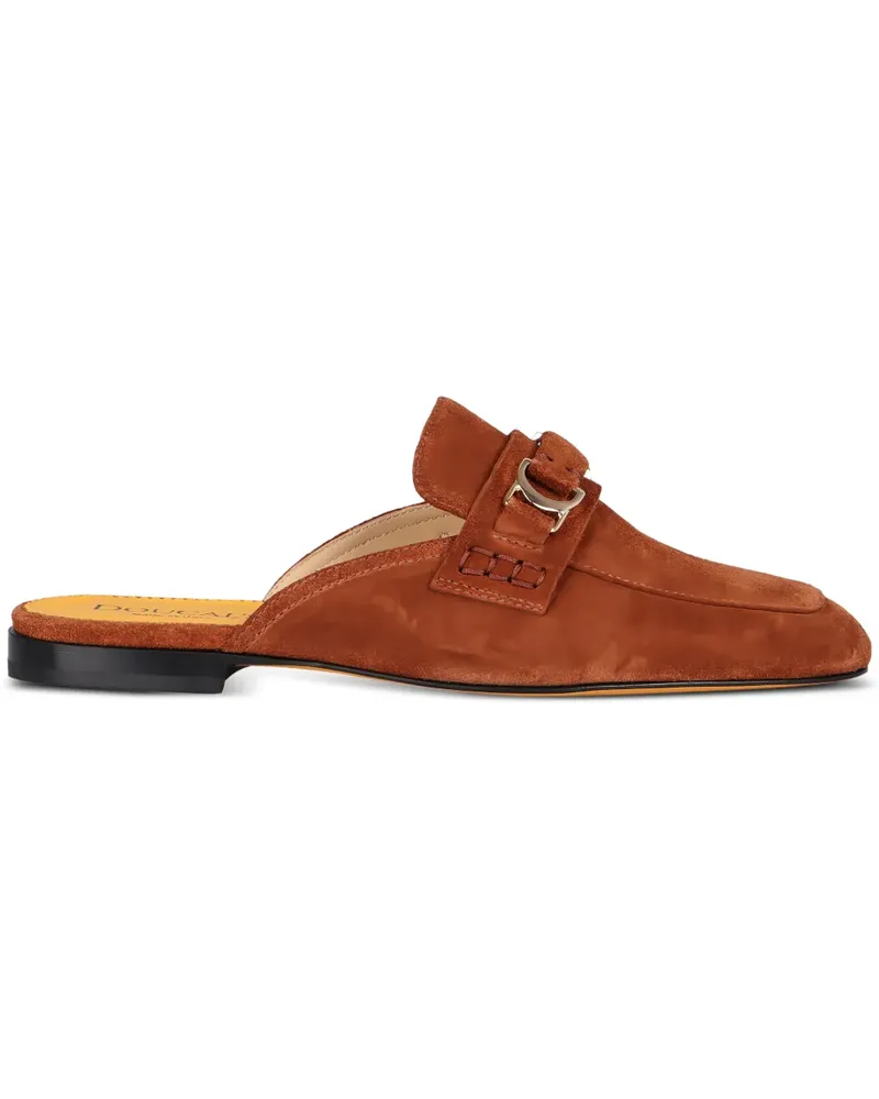 Doucal´s Mules aus Wildleder - Braun Braun