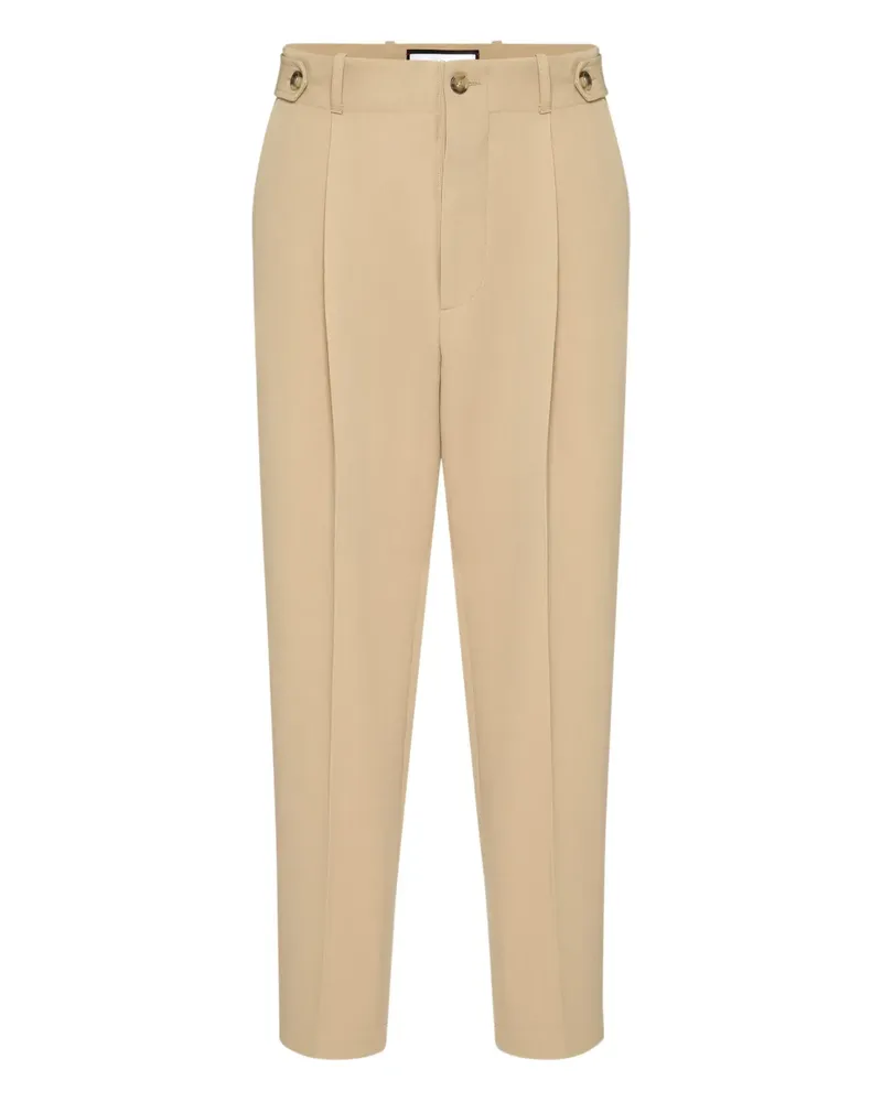 Philipp Plein Classic Fit Tapered-Hose - Nude Nude