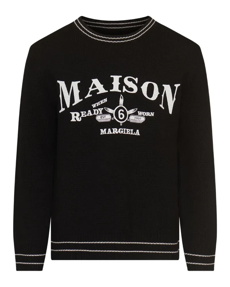 Maison Margiela wool-blend jumper - Schwarz Schwarz