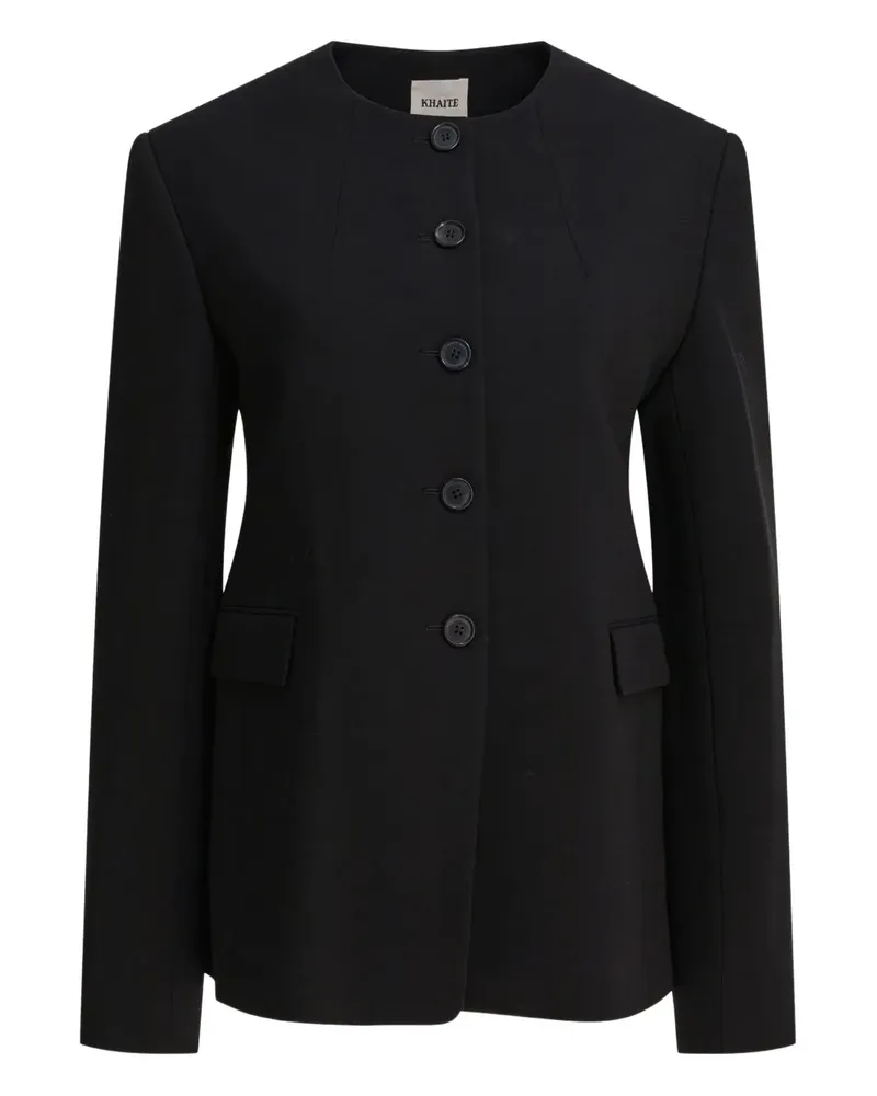 KHAITE Klassische Jacke mit Knopfleiste - Schwarz Schwarz