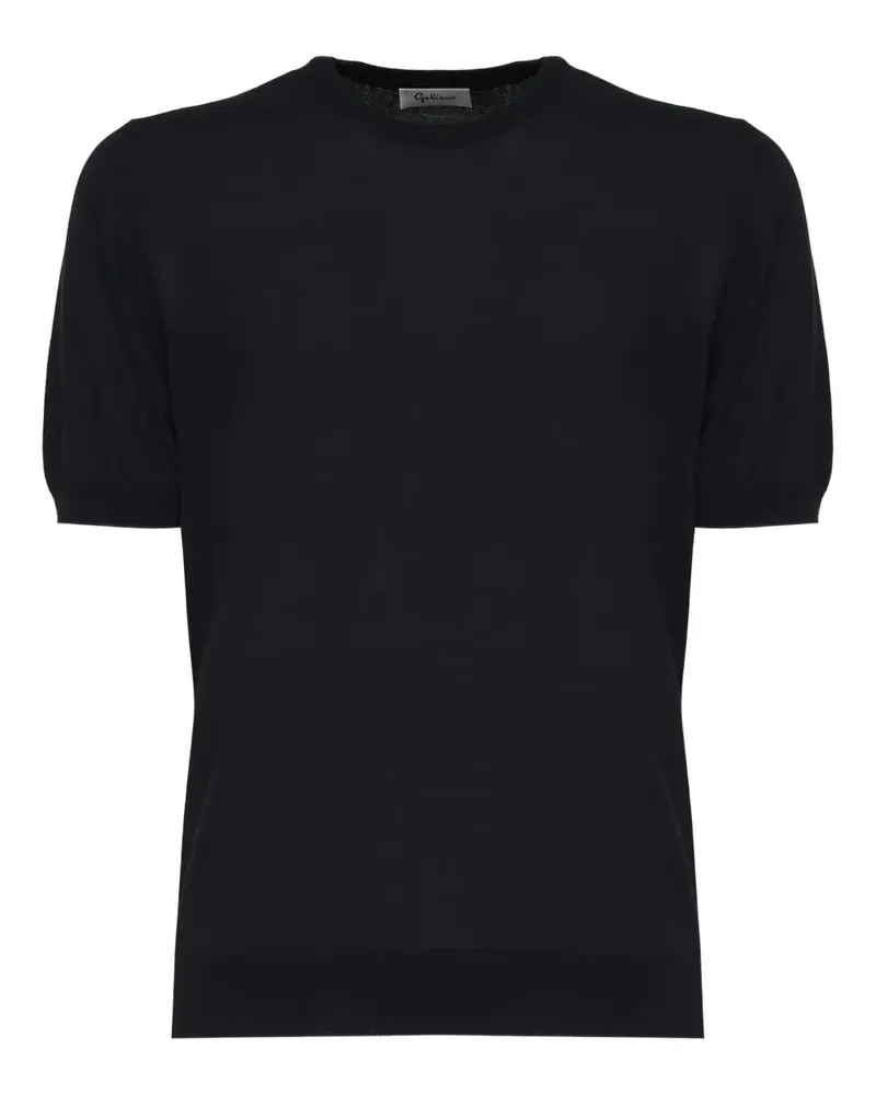 John Galliano short-sleeve cotton T-shirt - Blau Blau