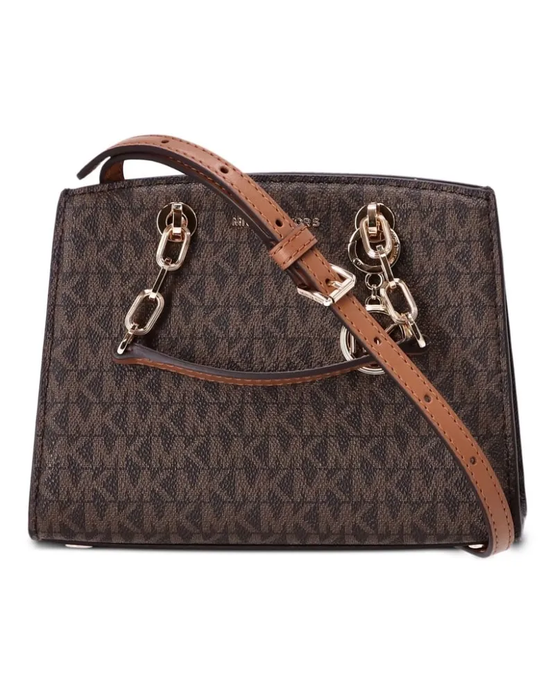 Michael Kors Shopper mit Monogrammmuster - Braun Braun