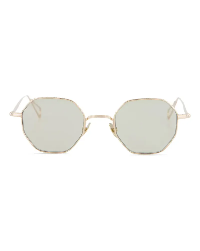 AHLEM Sonnenbrille mit geometrischem Gestell - Gold Gold