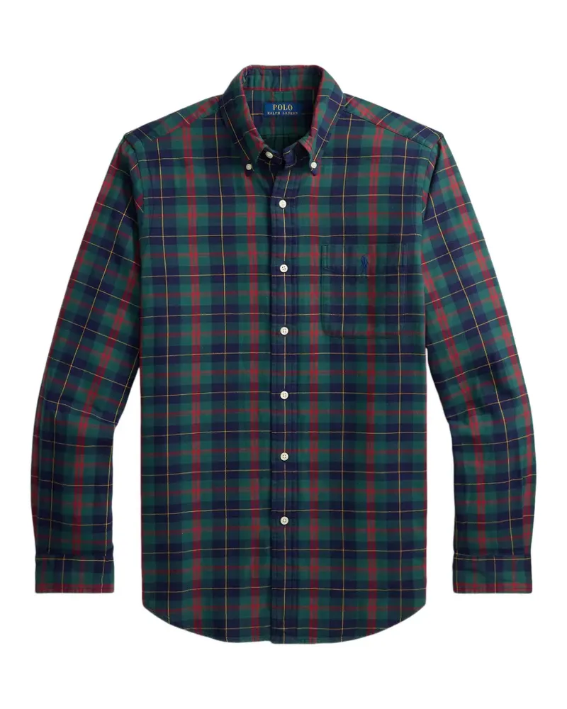 Ralph Lauren Kariertes Oxford-Hemd - Blau Blau