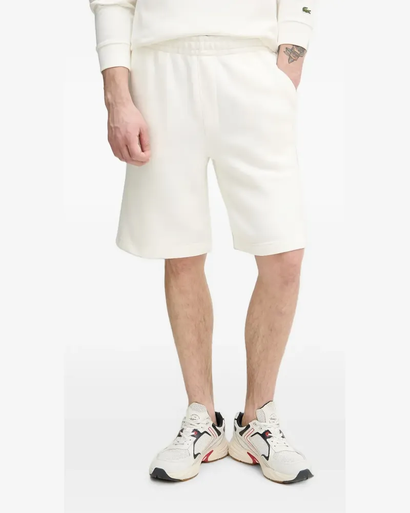Lacoste logo-patch track shorts - Nude Nude