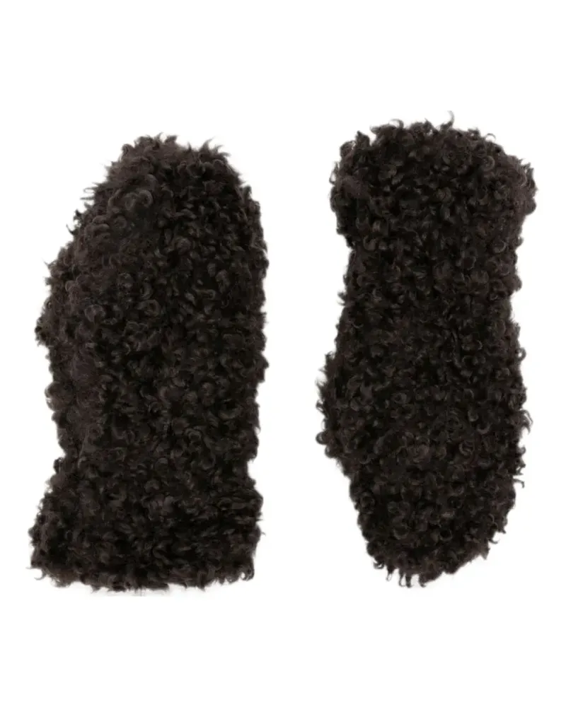 APPARIS Coco Fäustlinge aus Faux Shearling - Braun Braun