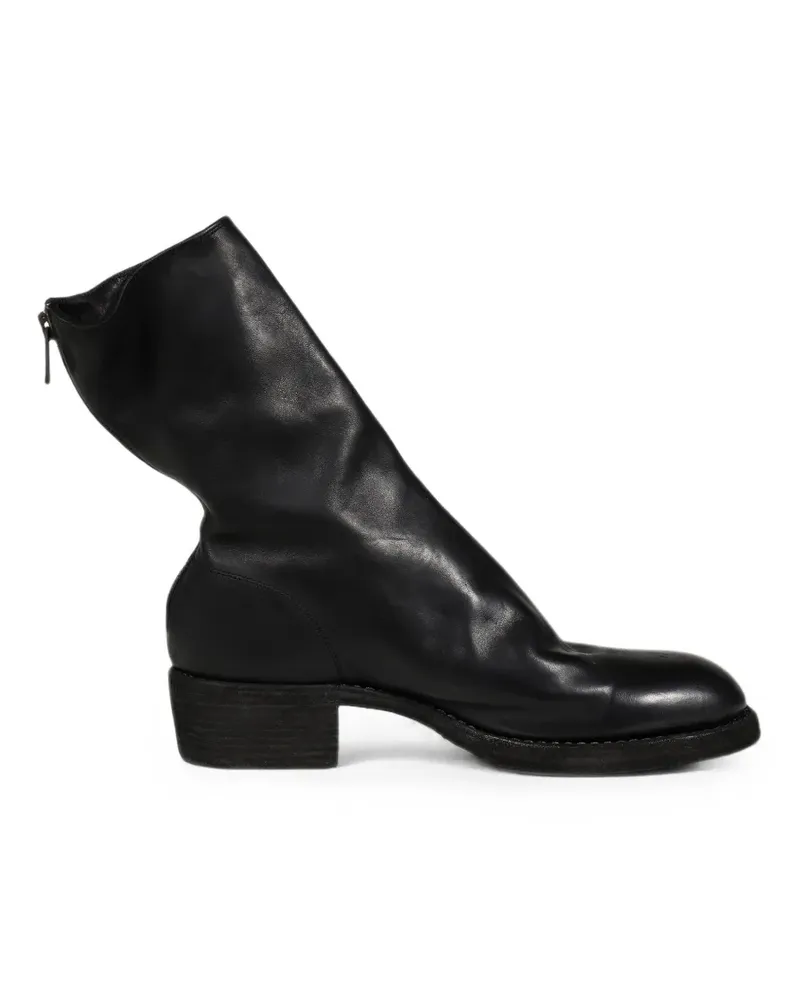 GUIDI 788Z double-sole leather boots - Schwarz Schwarz
