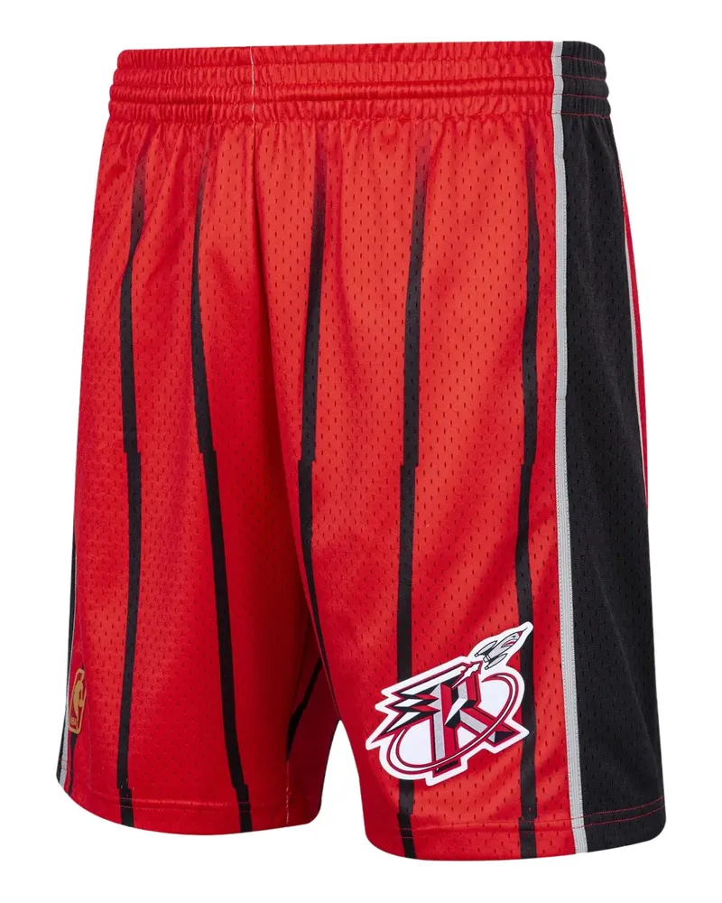 Mitchell & Ness NBA Houston Rockets 1996 Reload Swingman Shorts - Rot Rot
