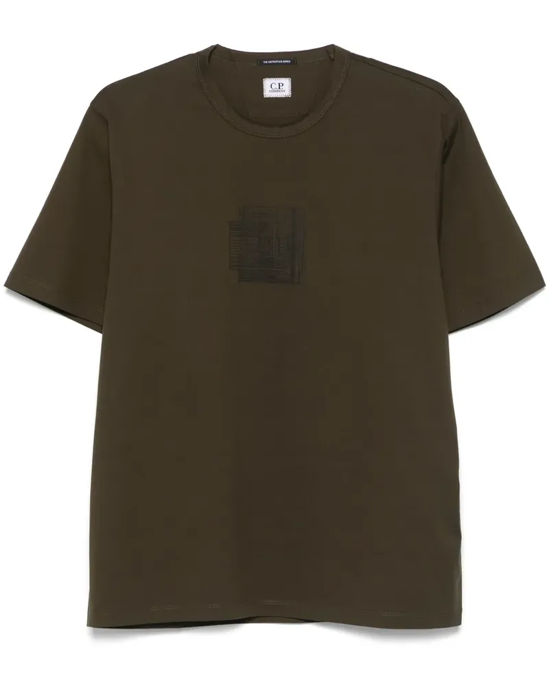 C.P. Company T-Shirt mit Logo-Print - Grün Grün