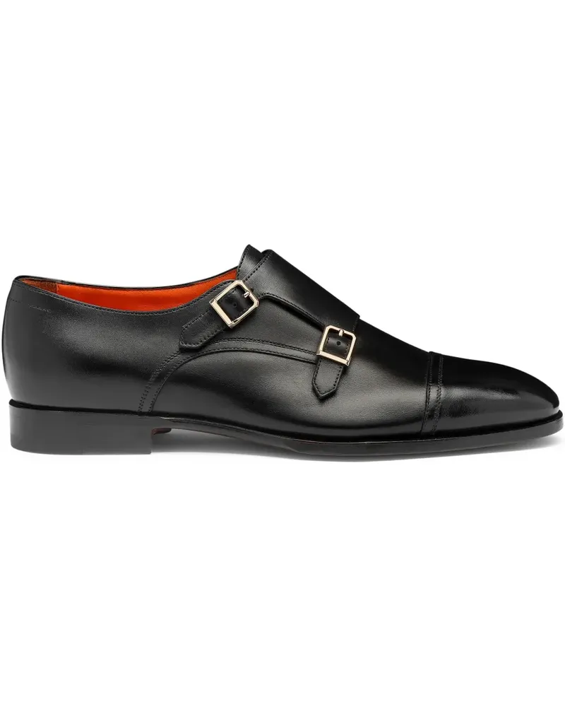 Santoni Klassische Monk-Schuhe - Schwarz Schwarz