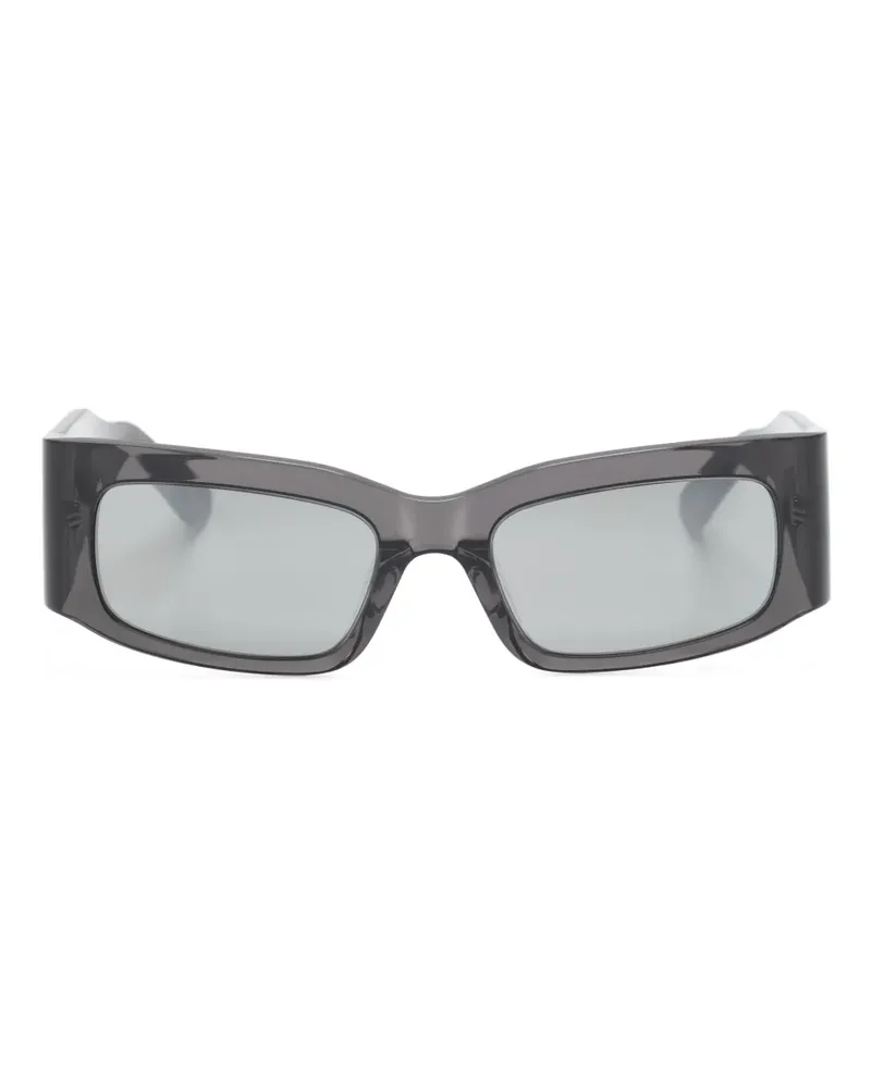 Balenciaga Sonnenbrille mit eckigem Gestell - Schwarz Schwarz