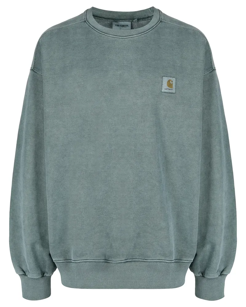 Carhartt WIP Sweatshirt mit Logo-Patch - Grün Grün