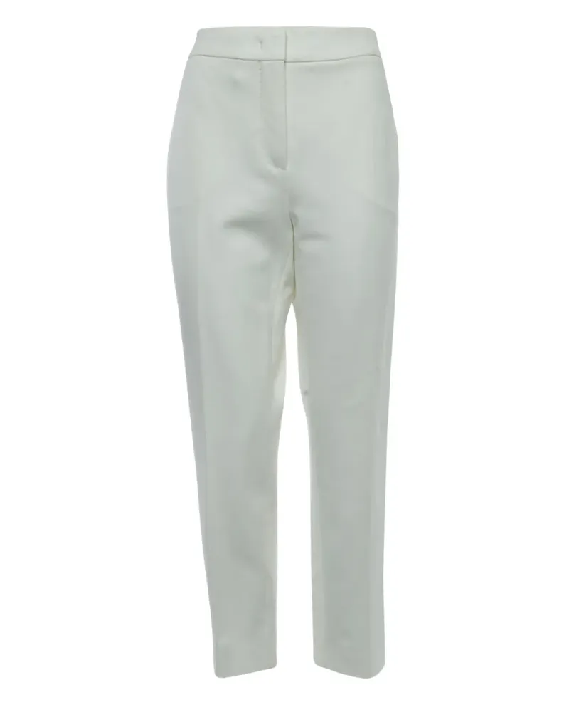 Max Mara Hose mit Tapered-Bein - Weiß Weiß