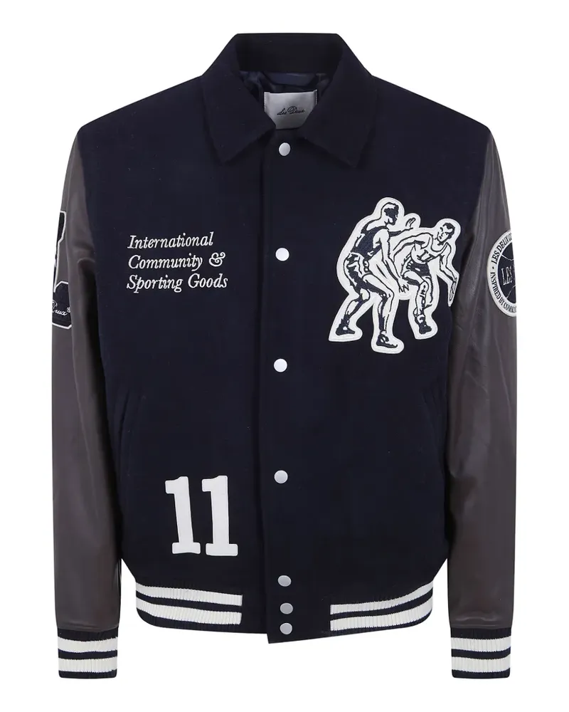 LES DEUX basket varsity jacket - Blau Blau