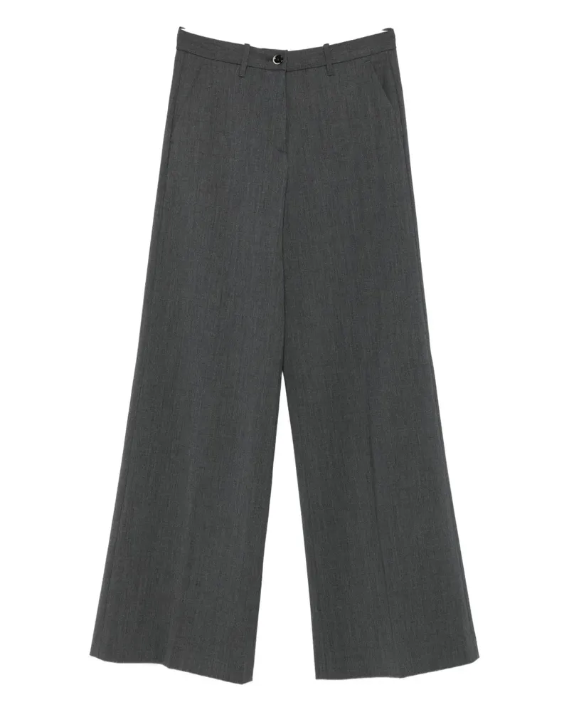 nine:inthe:morning wool trousers - Grau Grau