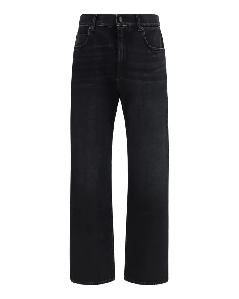 Balmain wide-leg cotton jeans - Schwarz Schwarz