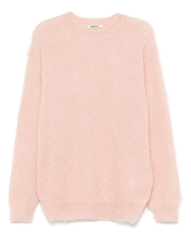 AURALEE Gebürsteter Pullover - Rosa Rosa