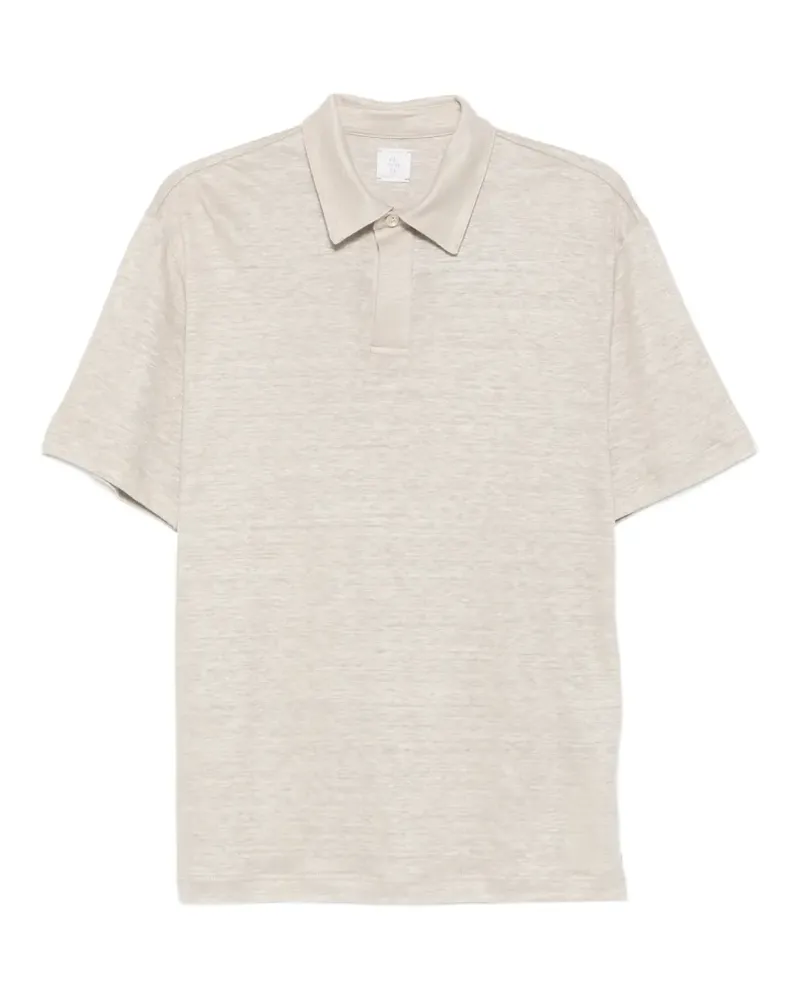 Eleventy Poloshirt mit kurzen Ärmeln - Nude Nude