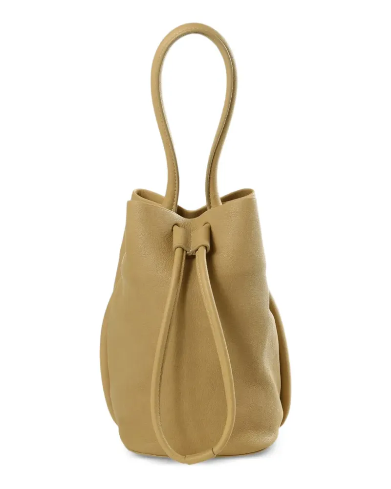 Uma Wang small drawstring-fastening bucket bag - Nude Nude