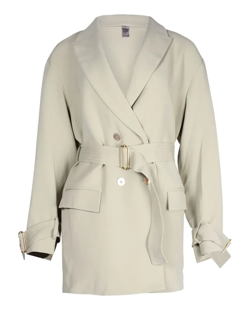 Dion Lee Kokon-Mantel mit Gürtel - Grün Grün