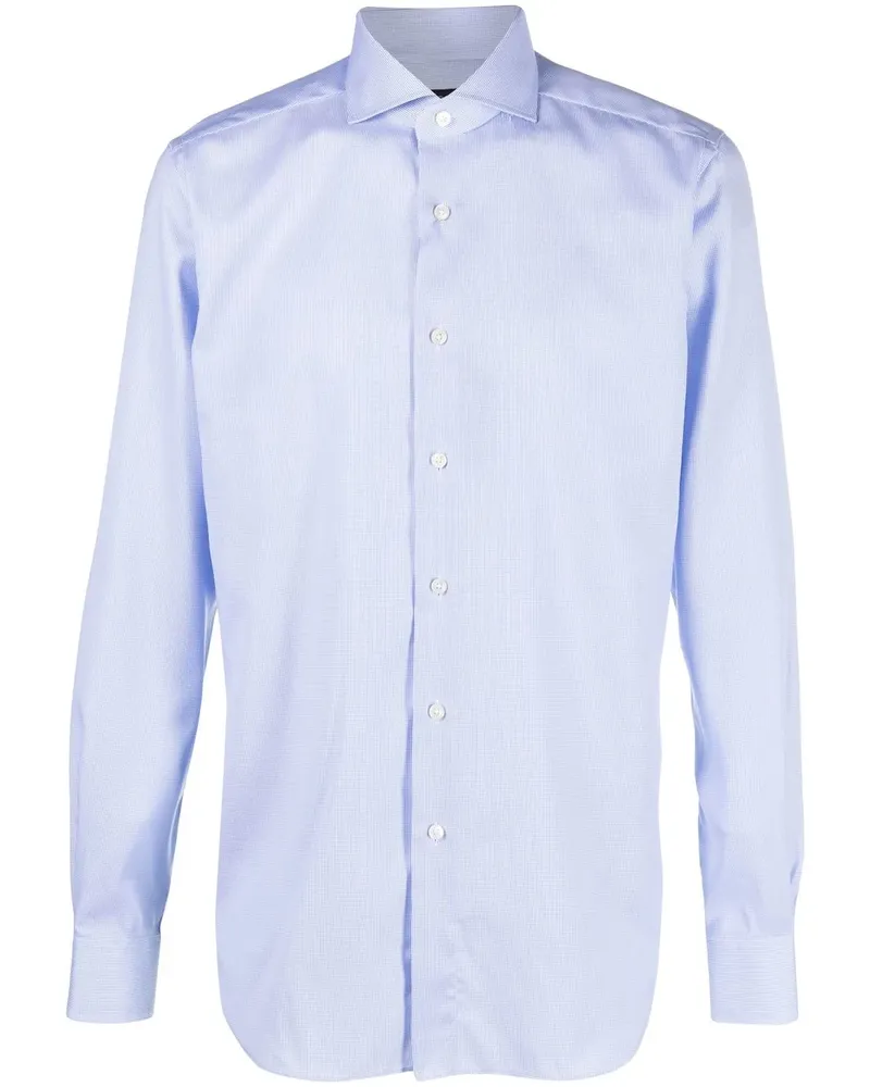 Dell'oglio Langärmeliges Hemd - Blau Blau