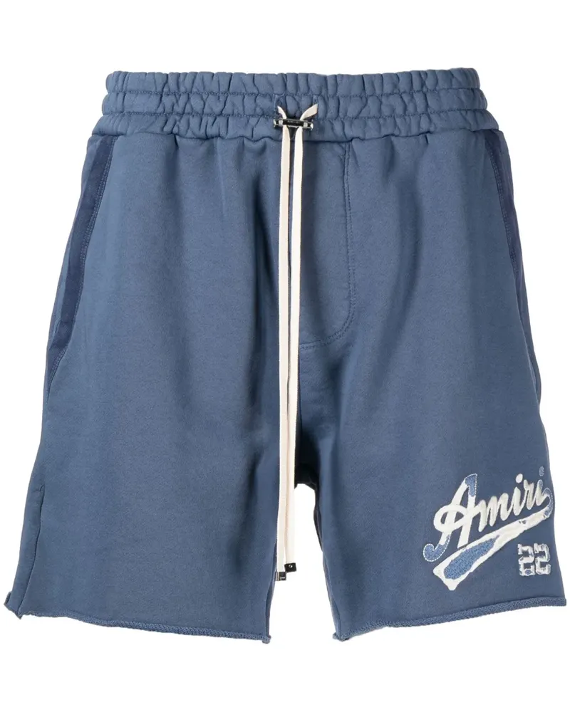Amiri Shorts mit Logo-Print - Blau Blau